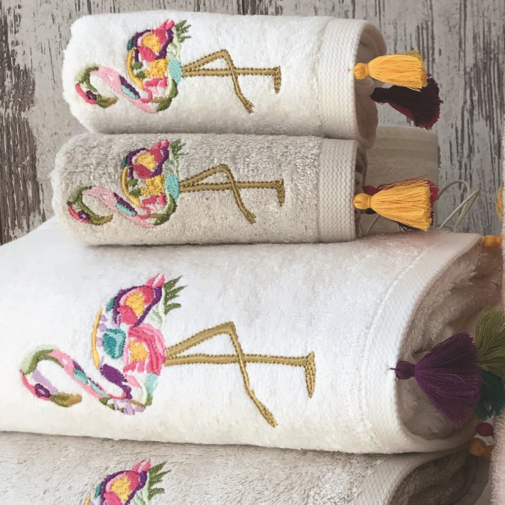 Flaminor Towel Set 70% Bamboo 30% Cotton 6 Pcs