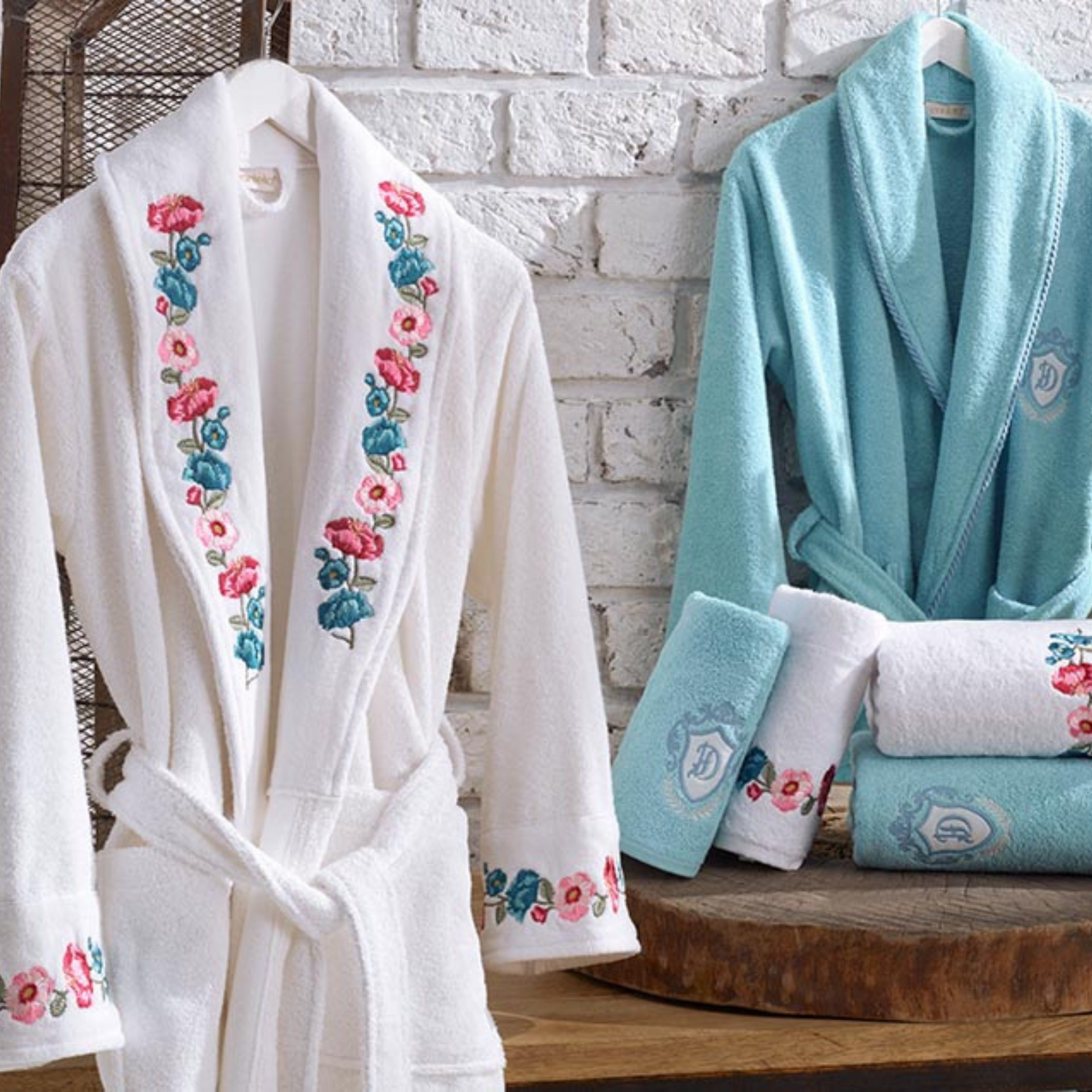 Marmaris Bathrobe Set (6 Pieces)