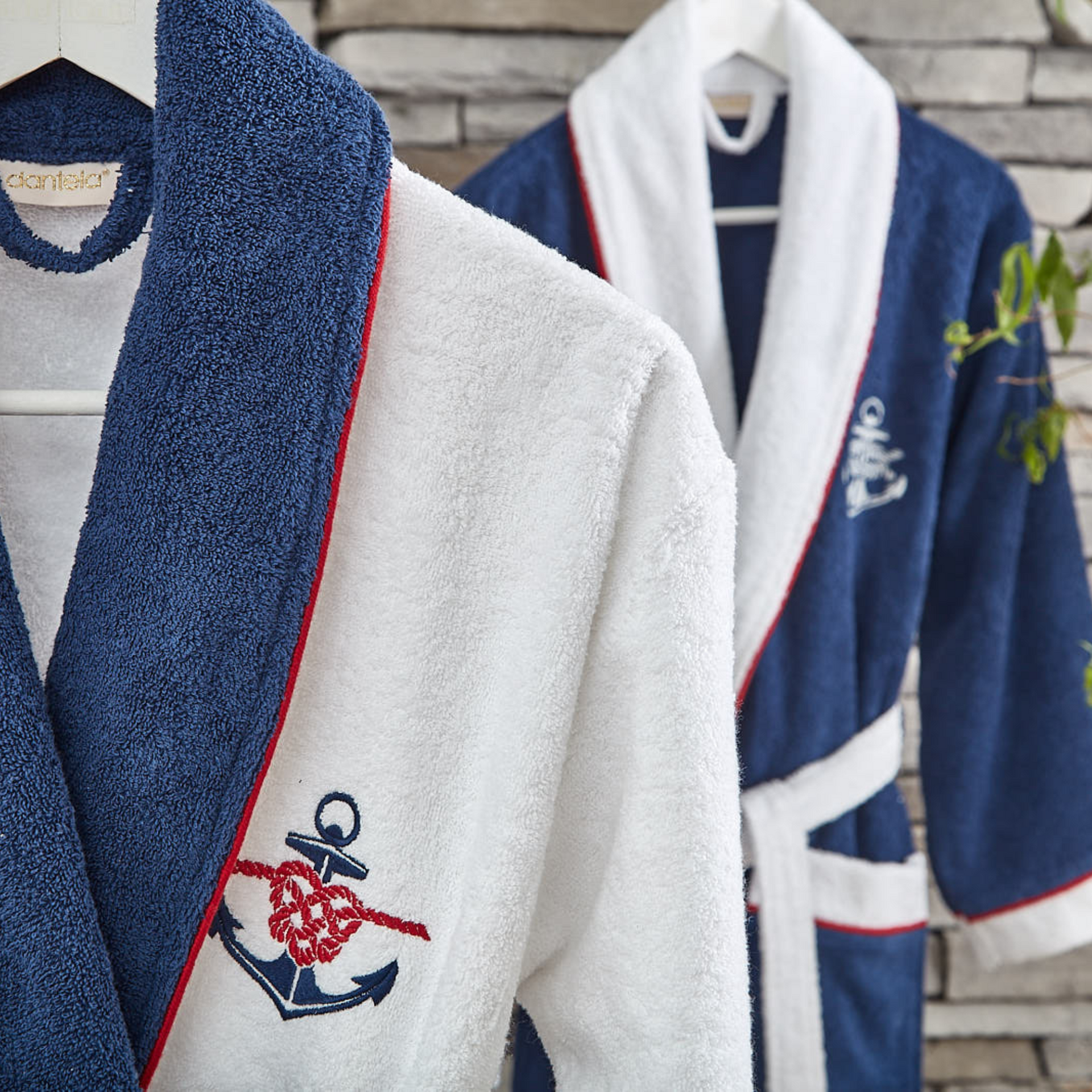 Marine Bathrobe Set (6 Pieces)